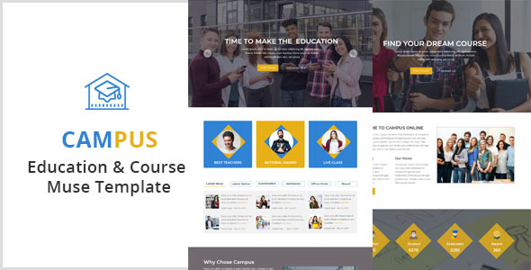 Campus-EducationCourse Muse Template - ThemeForest 22793939