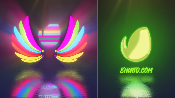 LED Lights Wings - VideoHive 24520111