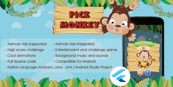pick Monkey Android & iOS Admob Ads