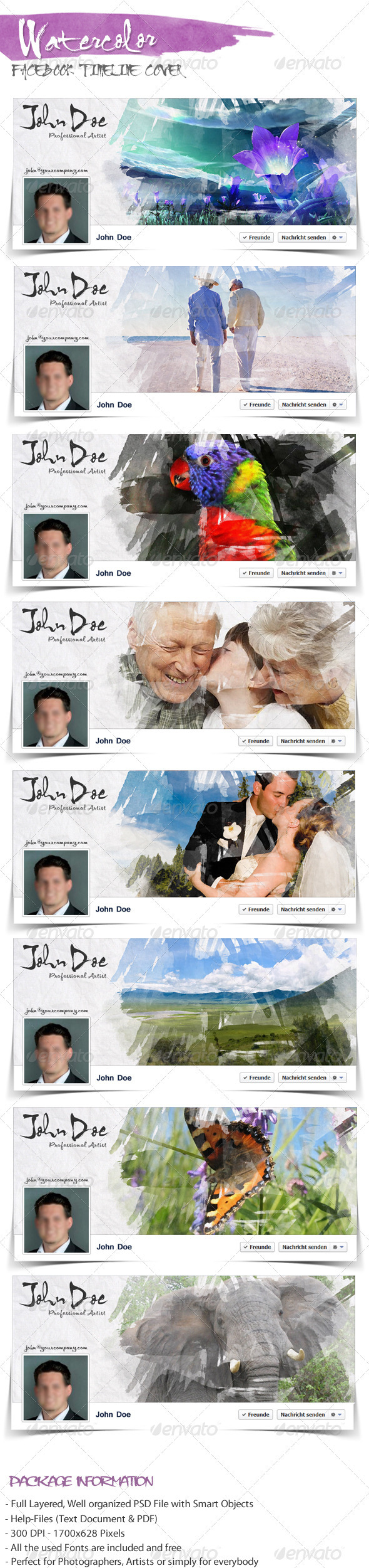 Watercolor Facebook Timeline Cover - Facebook Timeline Covers Social Media