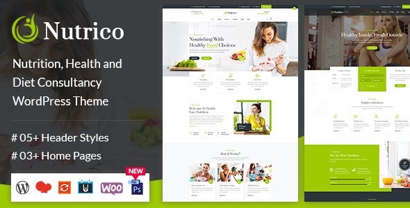 Nutrico - Nutrition Health Services WordPress Theme