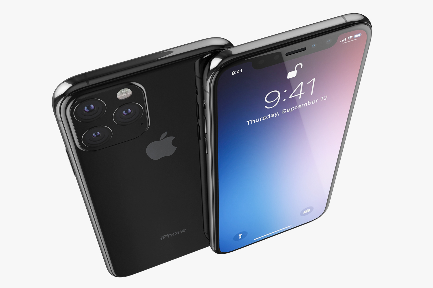 Apple iPhone 11 Pro & 11 Pro MAX & 11 black and white by madMIX_X 3DOcean