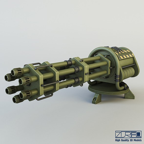 Machine gun CIZ - 3Docean 24531171