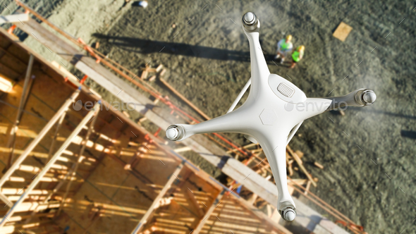 Drone Construction - Stock Photo - Images