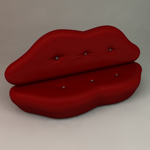 Lip Sofa - 3Docean 80290