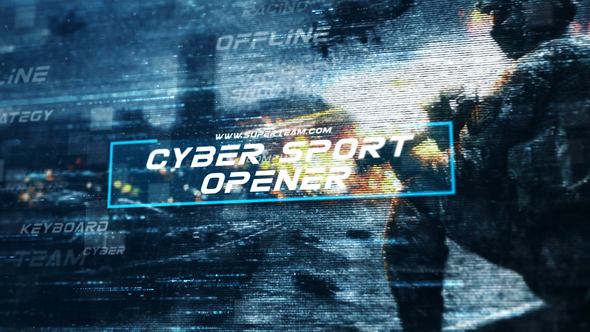 Cybersport Opener - VideoHive 24533768