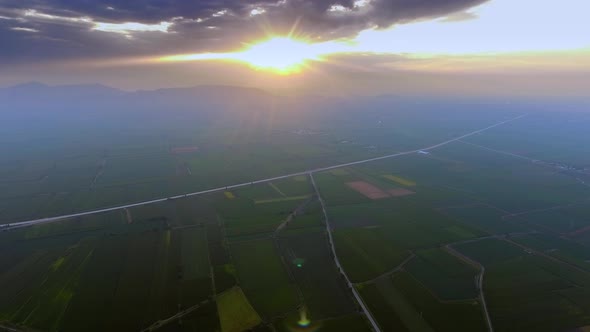 Aerial Time Lapse by Drone alt