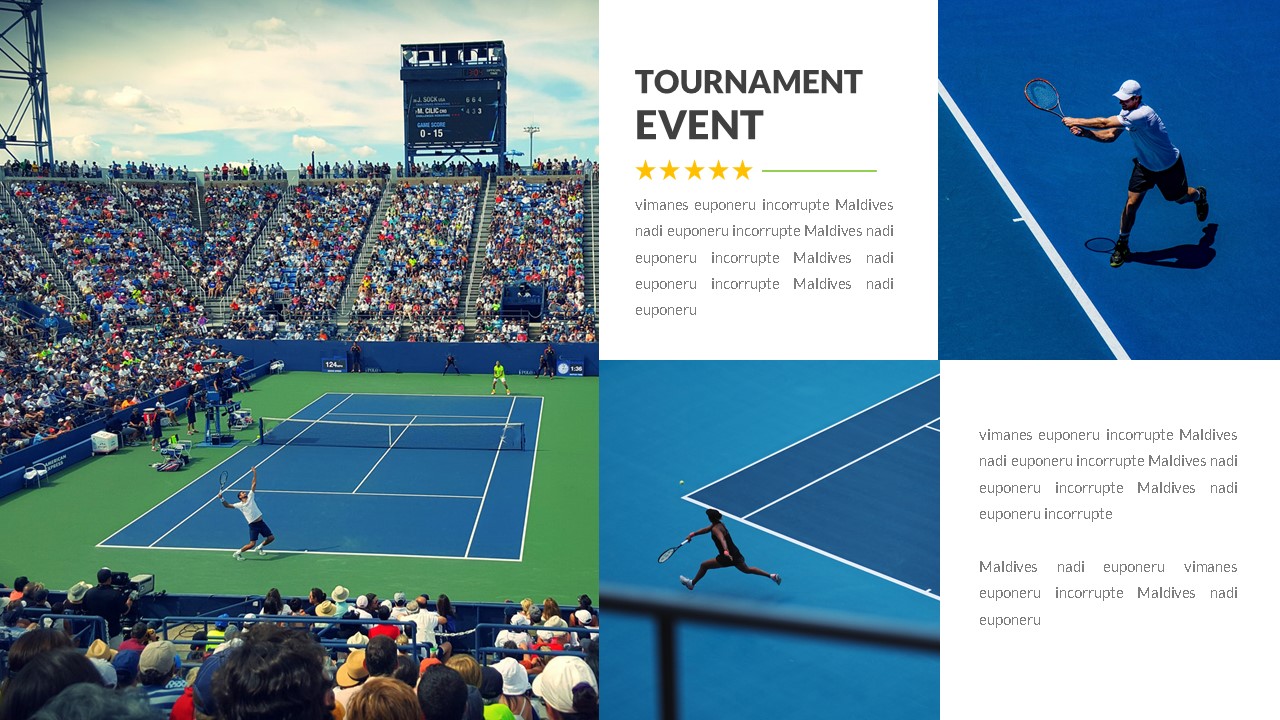 Tennis-Sport PowerPoint Template, Presentation Templates | GraphicRiver