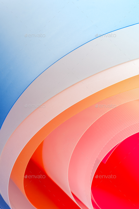 Art photography - background of multicolored twisted sheets. Stock Photo by  Olesya22