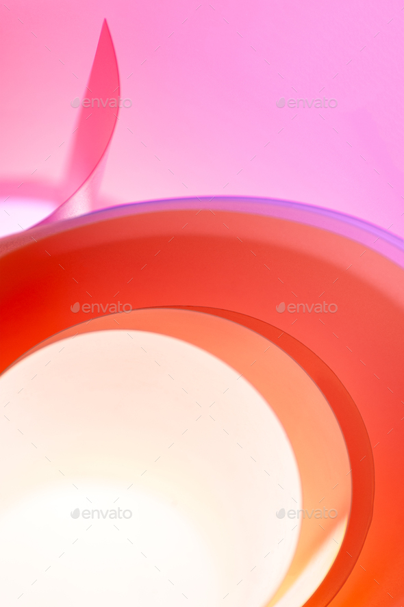 Abstract photo - background of multi-colored rings with a gradie - Stock Photo - Images