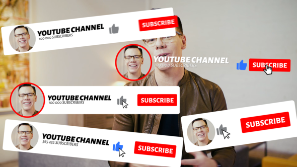 Youtube Subscribe Pack - VideoHive 23668798