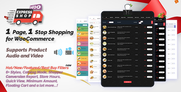 Express Shop for WooCommerce with Audio & Video