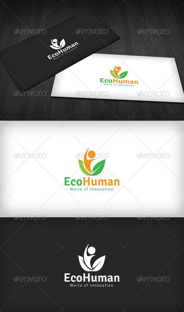 Eco Human Logo - Humans Logo Templates