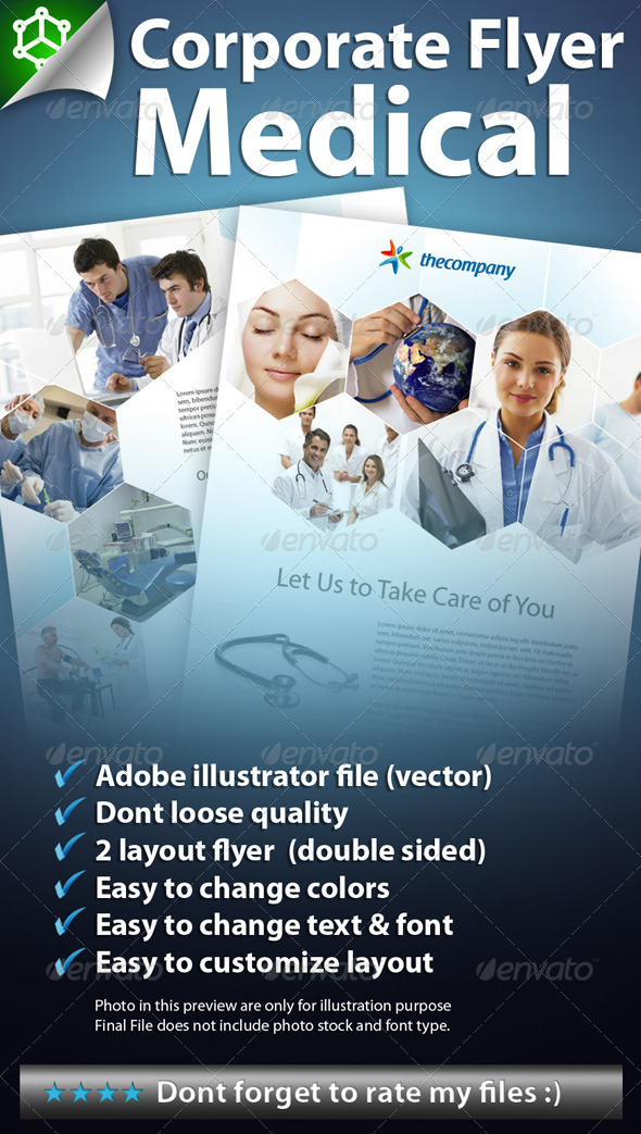 Corporate Flyer Medical - Corporate Flyers
