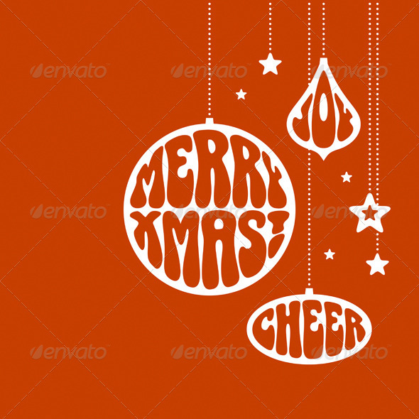 Christmas Ornaments With The Words - Christmas Seasons/Holidays
