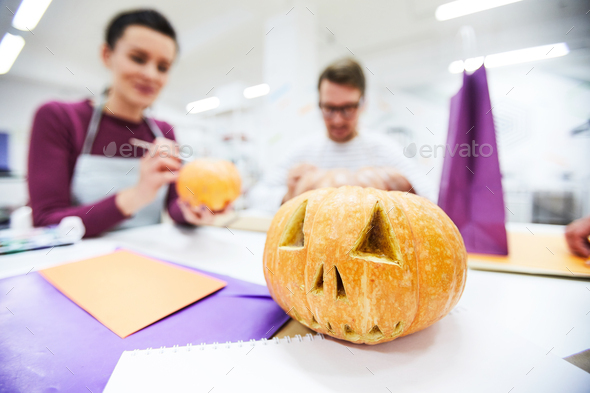 Modern pumpkin design - Stock Photo - Images