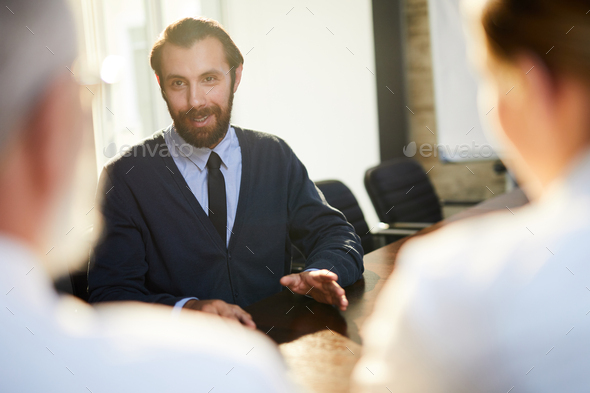Talk to employers - Stock Photo - Images