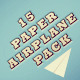 15 Paper Airplane Pack - VideoHive Item for Sale