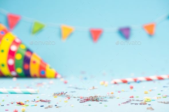 Download Colorful Birthday Or Party Invitatniom Card Mockup Copy Space T Stock Photo By Merc67