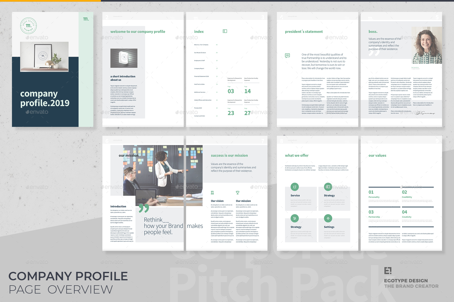 Company Profile, Print Templates | GraphicRiver