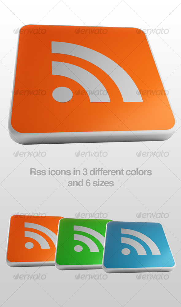 Glossy RSS icons - Web Icons