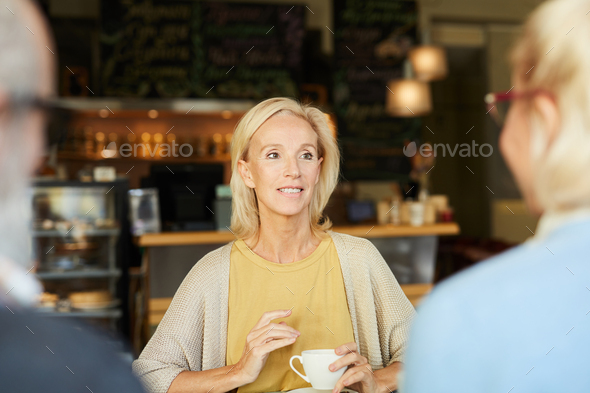 Talking to friends - Stock Photo - Images