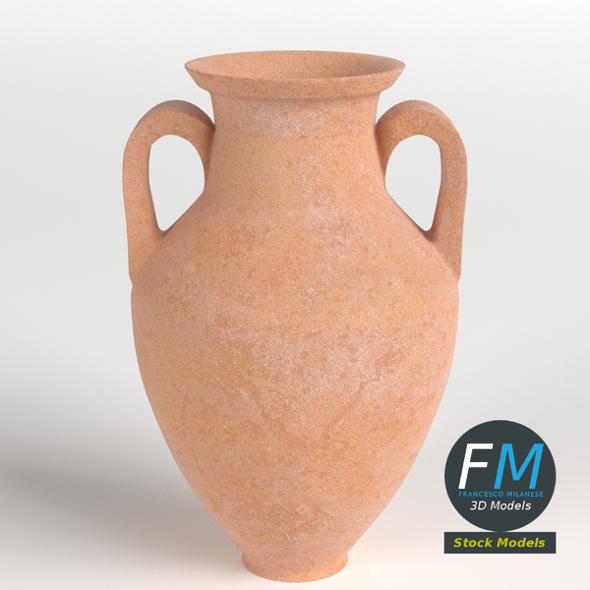 Amphora Jar Vase - 3Docean 19843739