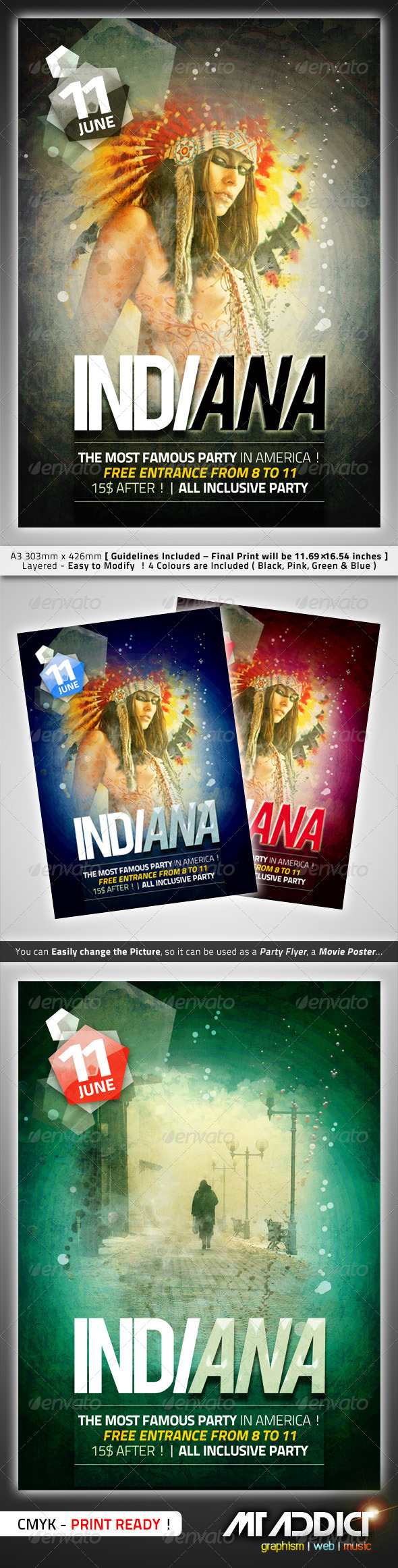 Indiana Flyer - Clubs & Parties Events
