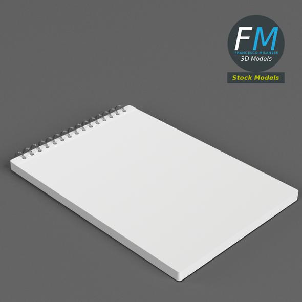 Blank notebook - 3Docean 23085193