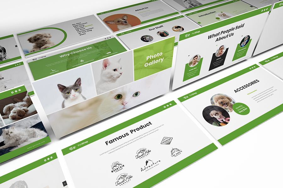 Pet Shop Keynote Presentation Template by Formatika | GraphicRiver