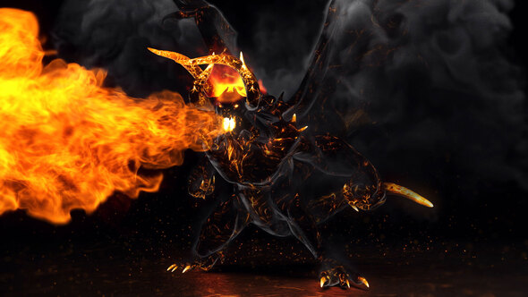 Flame Demon - VideoHive 24566105