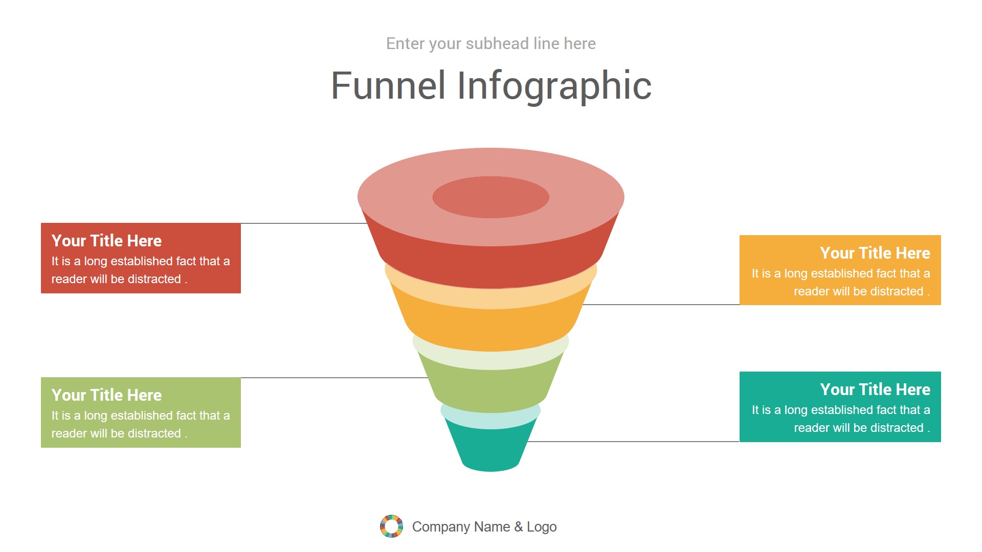 Funnel Infographics Keynote Presentation Template Diagrams by CiloArt