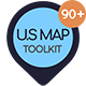 Usa Map Toolkit - VideoHive Item for Sale