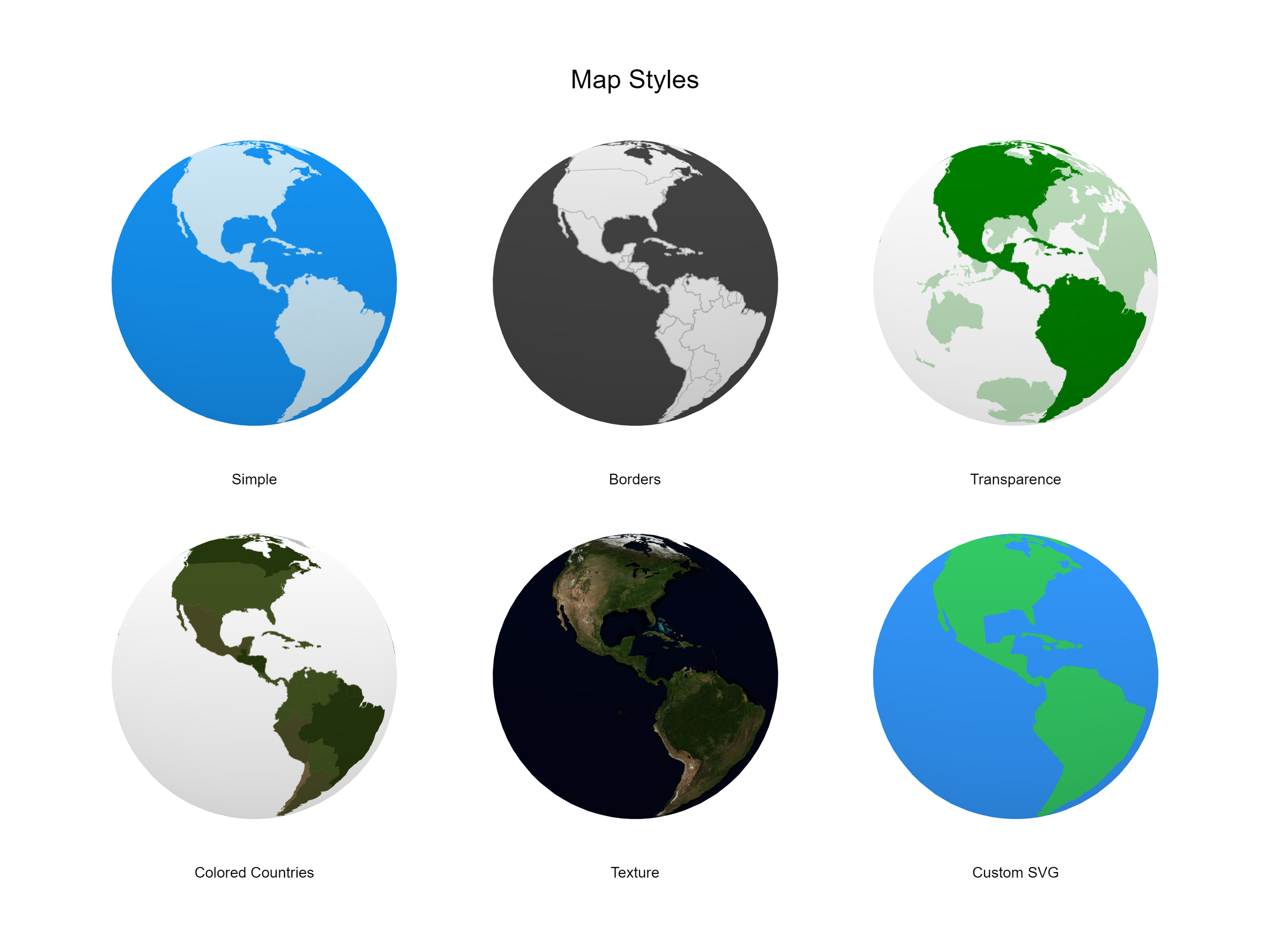 Miniature Earth 3d Globe For Javascript By Hipedcom Codecanyon