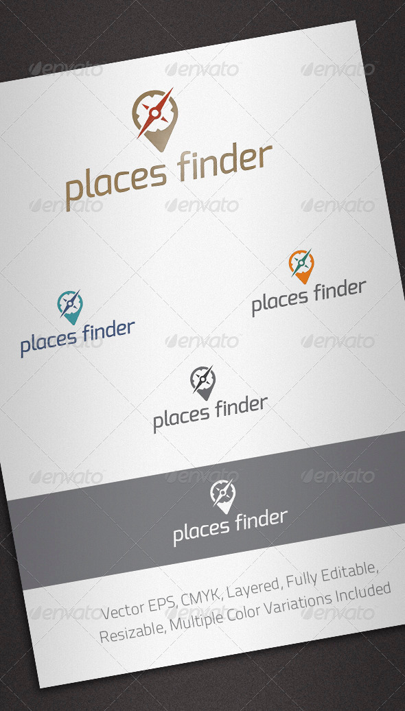 Places Finder Logo Template - Symbols Logo Templates