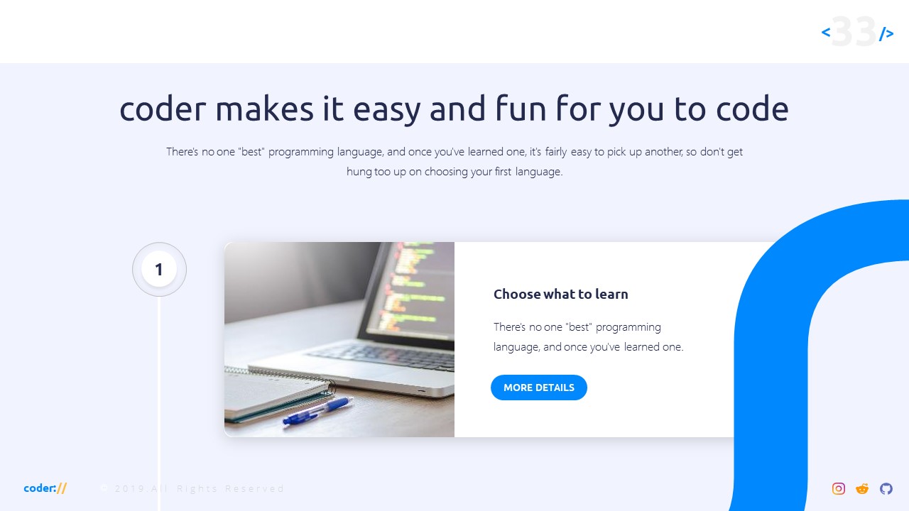 Coder Programming PowerPoint Presentation Template, Presentation Templates