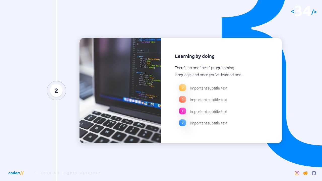 Coder Programming PowerPoint Presentation Template, Presentation Templates