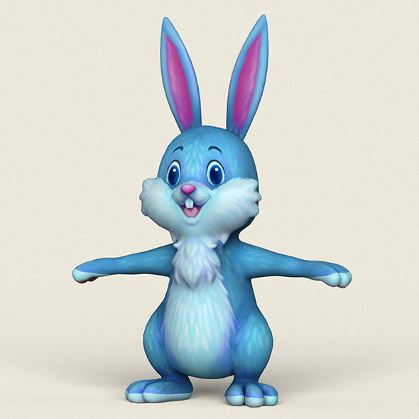 Cartoon Rabbit - 3Docean 24578400
