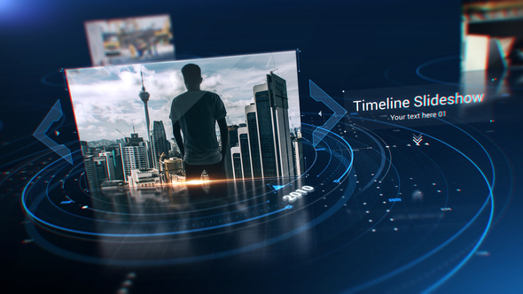 Technology Circle Timeline - VideoHive 24580197