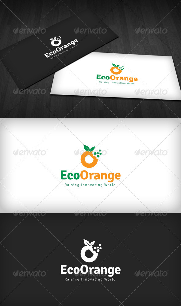 Eco Orange Logo - Nature Logo Templates