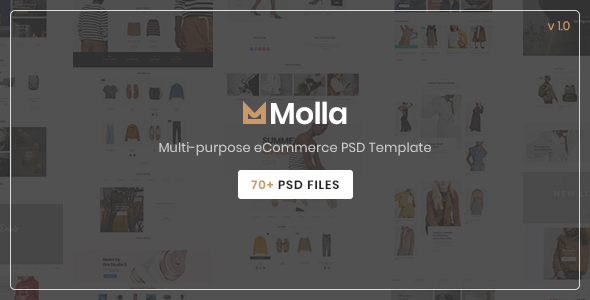 Molla - eCommerce PSD Template