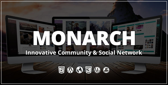 Download Monarch - Innovative WordPress Community Theme