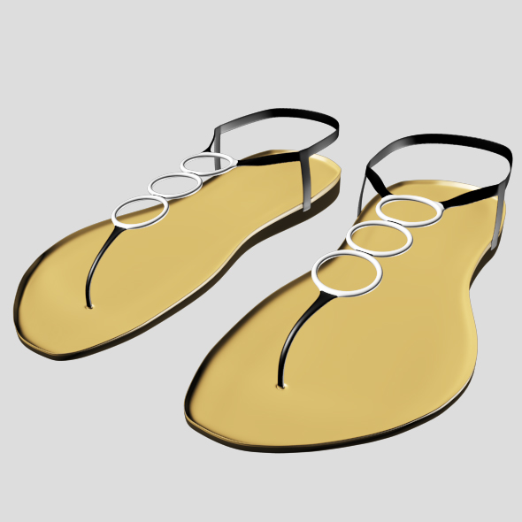 Thong Flat Sandals - 3Docean 24577420