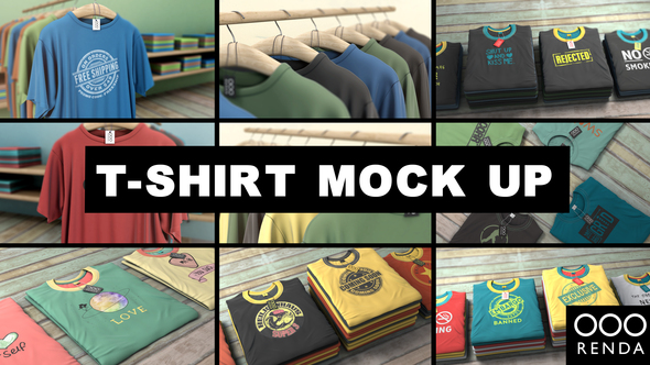Download T Shirt Mockup By Renda Videohive