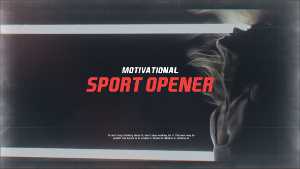 Motivational Sport Promo Openers template preview