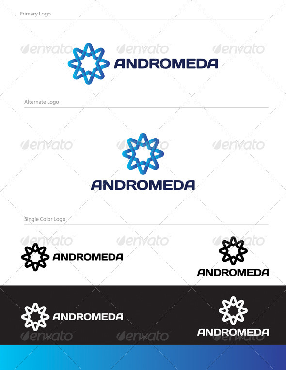 Andromeda Logo Design - ABS-024 - Symbols Logo Templates
