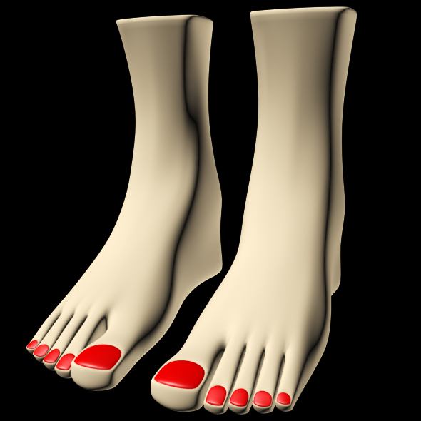 Female Feet 01 - 3Docean 24587382