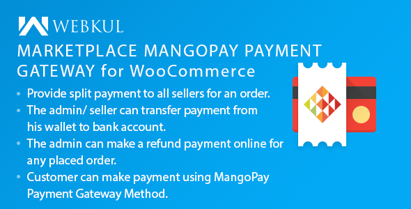 Marketplace MangoPay Payment Gateway for WooCommerce
