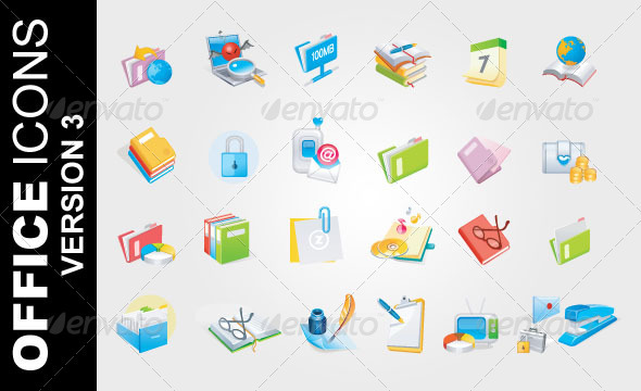 Office Icons Ver. 3 - Business Icons