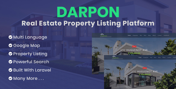 DARPON – Real Estate Property Listing Platform
